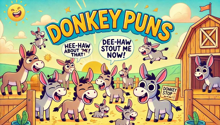 155+ Donkey Puns That’ll Have You Bray-ing with Laughter