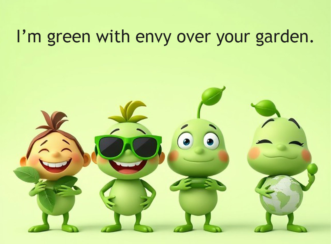 I’m green with envy over your garden