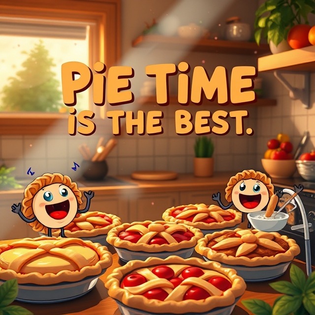 Pie time is the best time.