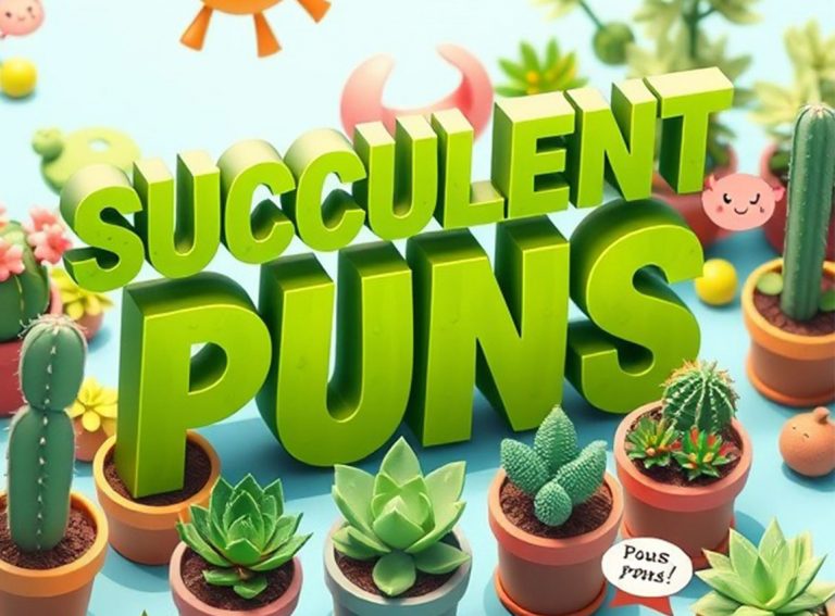 Succulent Puns