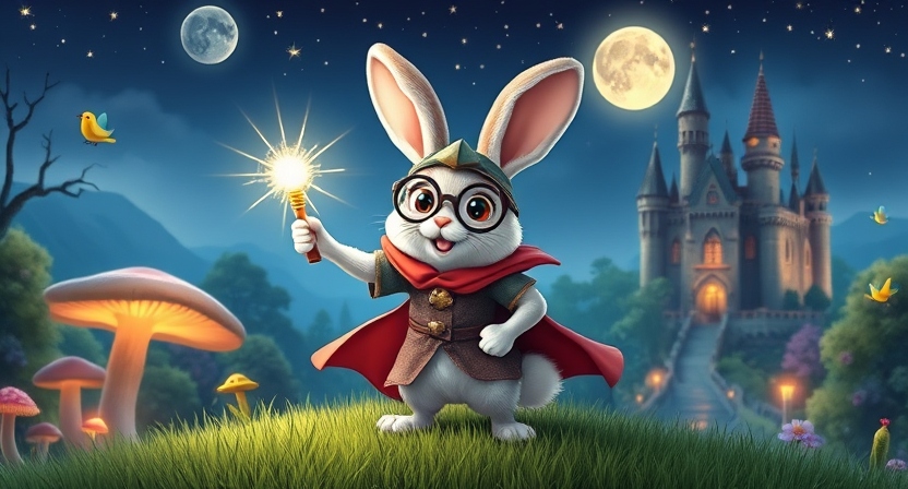 The best rabbit superhero Hare-y Potter!