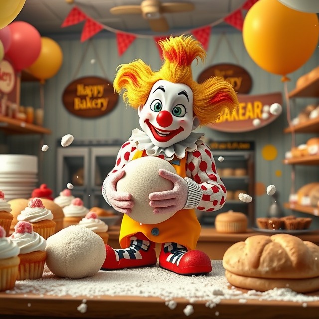 Why did the clown open a bakery He kneaded a new job.
