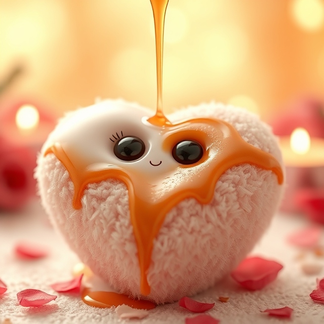 Your love is like a caramel drizzle on my heart.