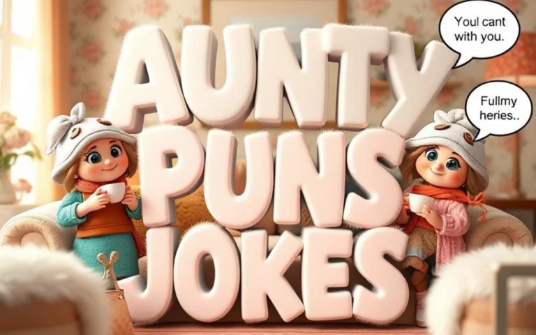 150 Aunty Puns and Jokes: Can You Handle the Fun?