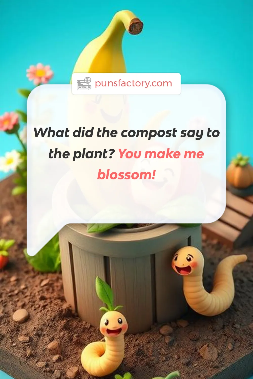 Compost Puns for Social Media Spark