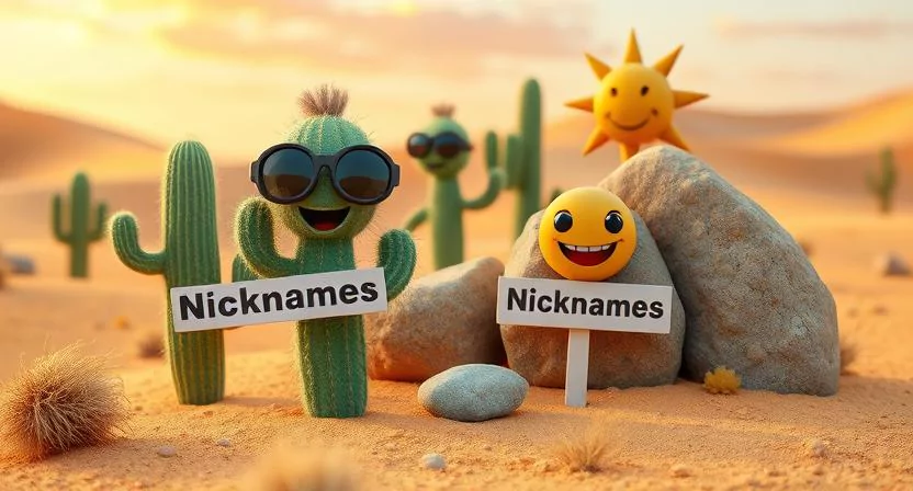 Funny Desert-Themed Nicknames