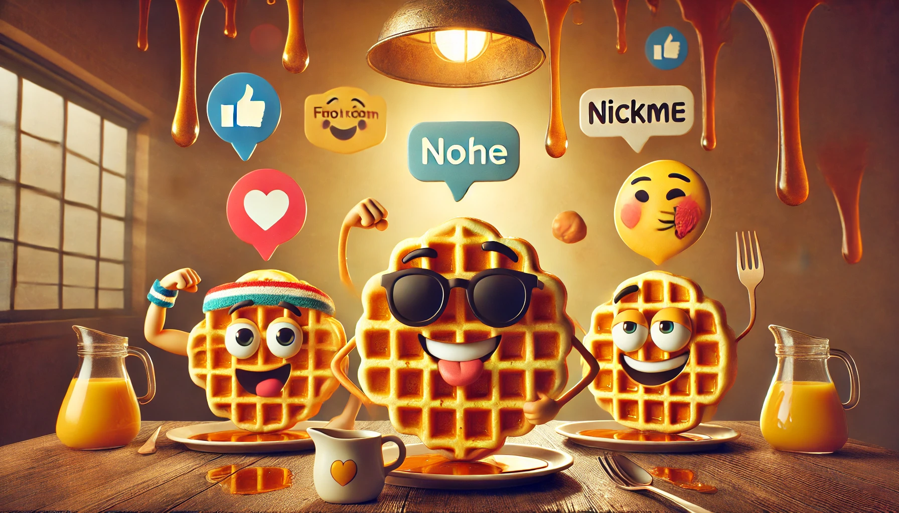 Funny Waffle Nicknames for Friends