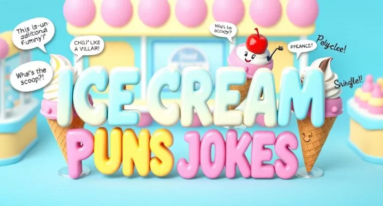 157 Ice Cream Puns and Jokes That Will Scoop You Up in Laughter!