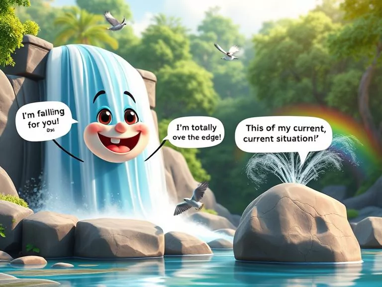 Laugh-Heavy Humor Extended Waterfall Puns