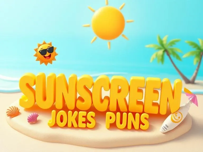 150+ Bright Sunscreen Jokes and Puns: Shield Your Smile with Laughter!