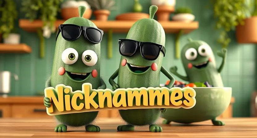 Unique Funny Cucumber Nicknames