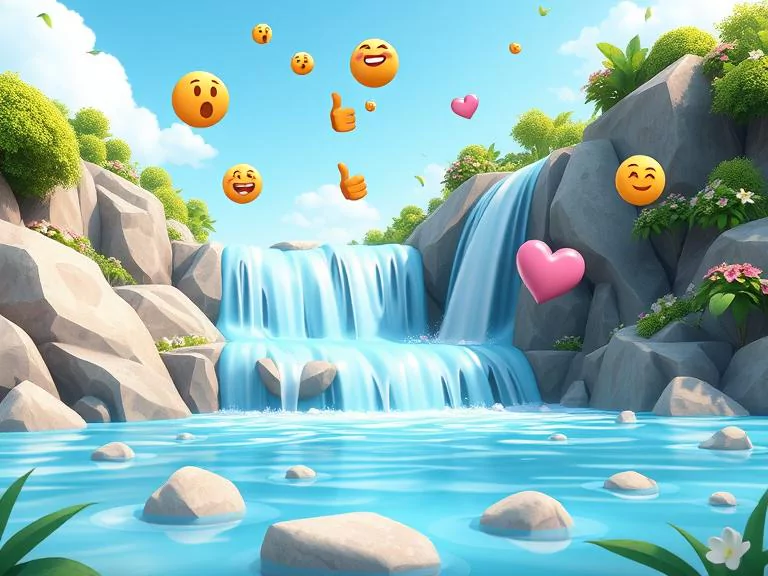 Waterfall Delights for Social Media