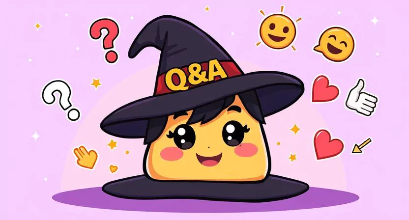 Witch QNA with Humorous Twists