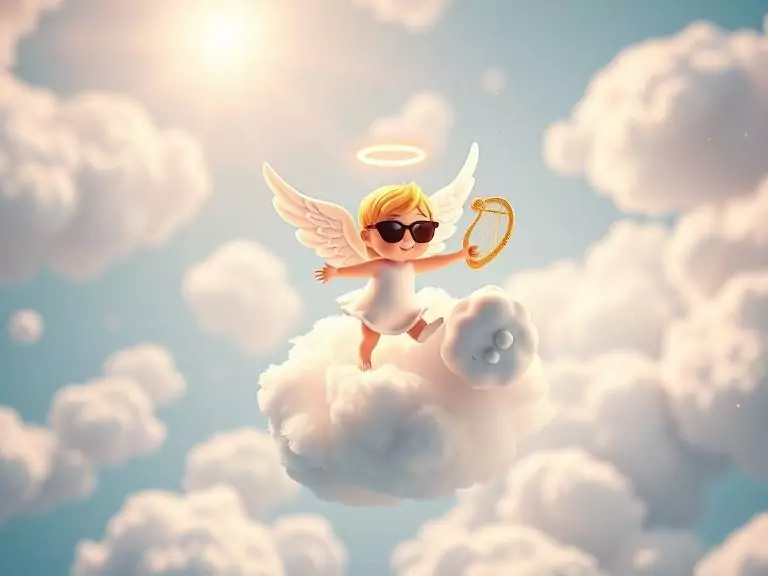 Angel Jokes for Social Media
